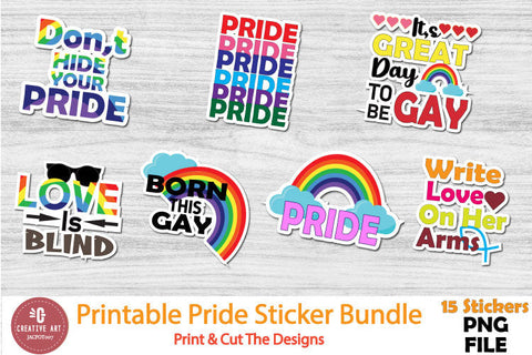 Pride Sticker Bundle Sublimation jacpot007 