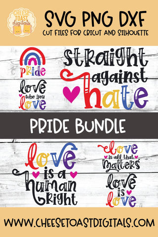 Pride SVG Bundle | LGBT Awareness SVG Cheese Toast Digitals 