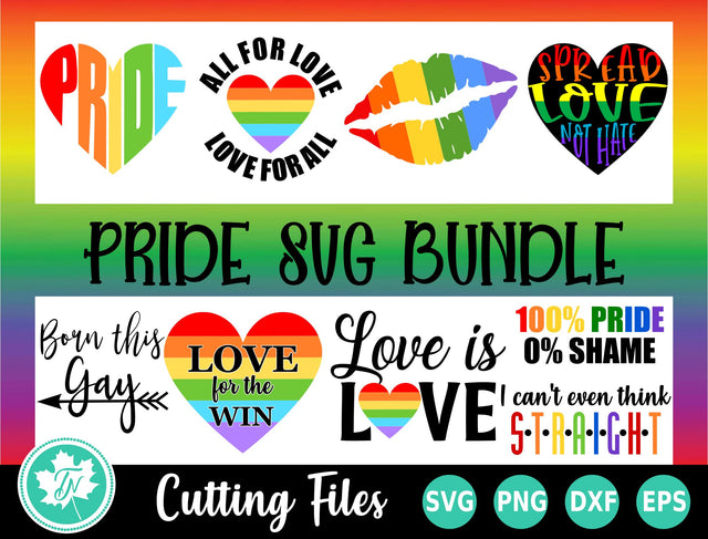 Pride SVG Bundle SVG TrueNorthImagesCA 