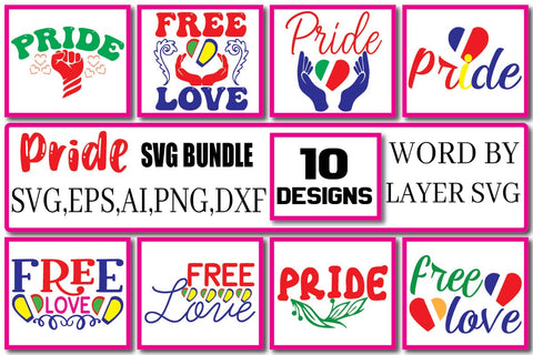 Pride SVG Bundle Vol. 1 SVG Craftlabsvg24 