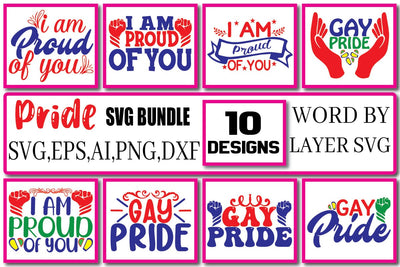 Pride SVG Bundle Vol. 2 SVG Craftlabsvg24 