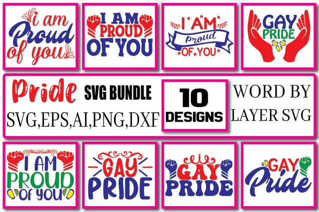 Pride SVG Bundle Vol. 2 SVG Craftlabsvg24 