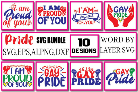 Pride SVG Bundle Vol. 2 SVG Craftlabsvg24 
