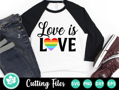 Pride SVG | Gay Pride SVG | Love is Love SVG TrueNorthImagesCA 