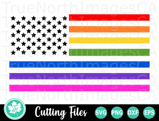 Pride SVG | Gay Pride SVG | Rainbow Flag SVG SVG TrueNorthImagesCA 