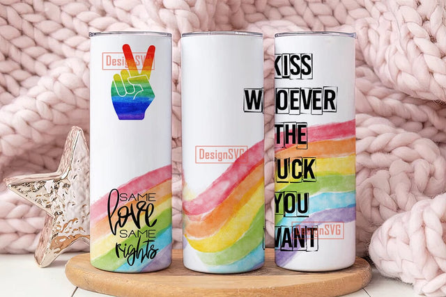 pride Tumbler Design Sublimation Designs Downloads - 20 oz skinny tumbler sublimation image Design, Pride tumbler png, LGBT tumbler Sublimation DesignSVG 