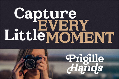 Prigille Hands Font Letterena Studios 
