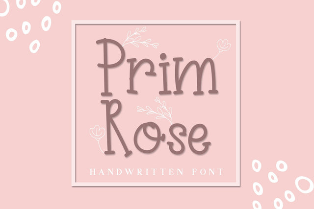Prim Rose - Lovely Handwritten Font Dm Letter Studio 