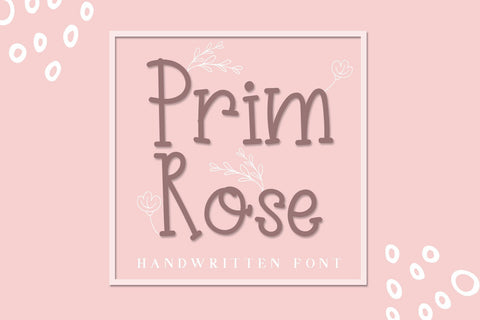 Prim Rose - Lovely Handwritten Font Dm Letter Studio 