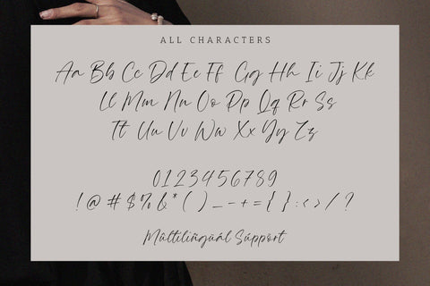 Prince August - Handwritten font Font Timur type 