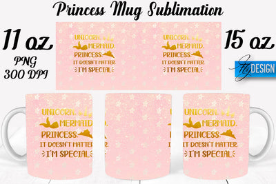 Princess 11 Oz | 15 Oz Mug Sublimation Sublimation Fly Design 