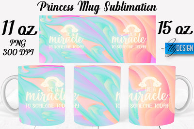 Princess 11 Oz | 15 Oz Mug Sublimation Sublimation Fly Design 