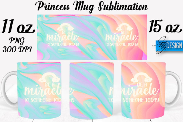 Princess 11 Oz | 15 Oz Mug Sublimation Sublimation Fly Design 