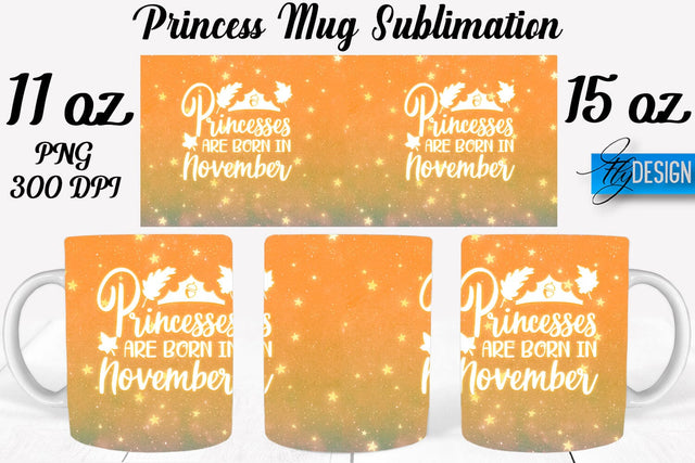 Princess 11 Oz | 15 Oz Mug Sublimation Sublimation Fly Design 