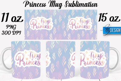 Princess 11 Oz | 15 Oz Mug Sublimation Sublimation Fly Design 