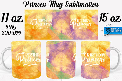 Princess 11 Oz | 15 Oz Mug Sublimation Sublimation Fly Design 