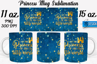 Princess 11 Oz | 15 Oz Mug Sublimation Sublimation Fly Design 