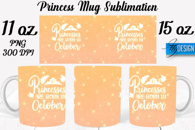 Princess 11 Oz | 15 Oz Mug Sublimation Sublimation Fly Design 