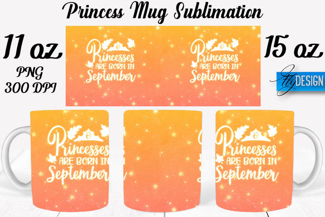 Princess 11 Oz | 15 Oz Mug Sublimation Sublimation Fly Design 