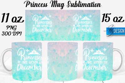 Princess 11 Oz | 15 Oz Mug Sublimation Sublimation Fly Design 
