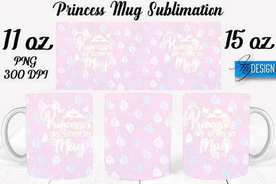 Princess 11 Oz | 15 Oz Mug Sublimation Sublimation Fly Design 