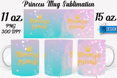 Princess 11 Oz | 15 Oz Mug Sublimation Sublimation Fly Design 