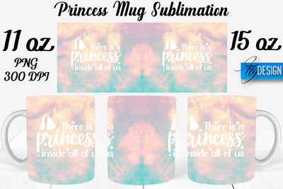 Princess 11 Oz | 15 Oz Mug Sublimation Sublimation Fly Design 
