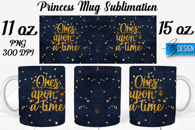 Princess 11 Oz | 15 Oz Mug Sublimation Sublimation Fly Design 
