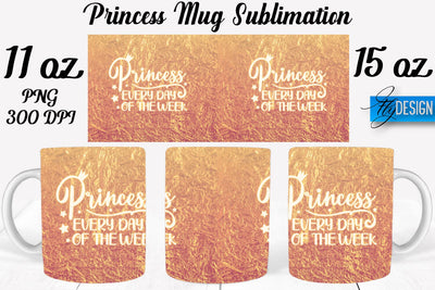 Princess 11 Oz | 15 Oz Mug Sublimation Sublimation Fly Design 