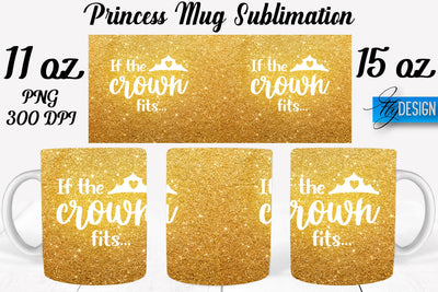 Princess 11 Oz | 15 Oz Mug Sublimation Sublimation Fly Design 