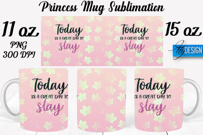 Princess 11 Oz | 15 Oz Mug Sublimation Sublimation Fly Design 