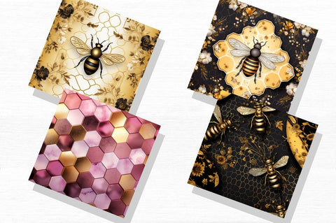 Princess Bee Digital Paper Bundle Sublimation Regulrcrative 