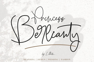 PRINCESS BERLIANTY Font Letterara 