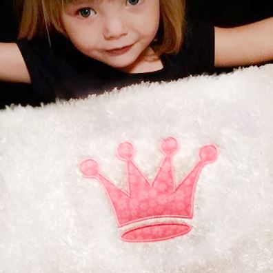 Princess Crown Applique Embroidery Embroidery/Applique Designed by Geeks 