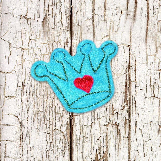 Princess Crown Feltie Applique Embroidery Embroidery/Applique Designed by Geeks 