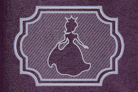 Princess figure embossed machine embroidery digital downlo Embroidery/Applique DESIGNS embroidery-workshop 