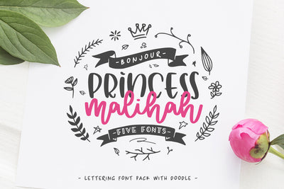 Princess Malihah Font Abo Daniel Studio 