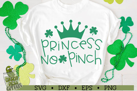 Princess No Pinch - St. Patrick's Day SVG File SVG Crunchy Pickle 