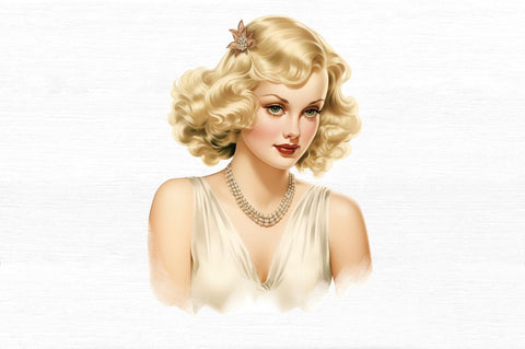 Princess Portrait Watercolor Clipart Bundle Sublimation Regulrcrative 