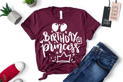 Princess SVG Birthday Princess Quotes SVG dapiyupi store 