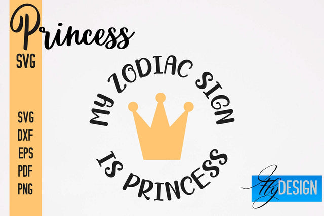 Princess SVG | Funny Girl Quotes SVG vol.1 SVG Fly Design 