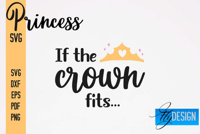 Princess SVG | Funny Girl Quotes SVG vol.1 SVG Fly Design 