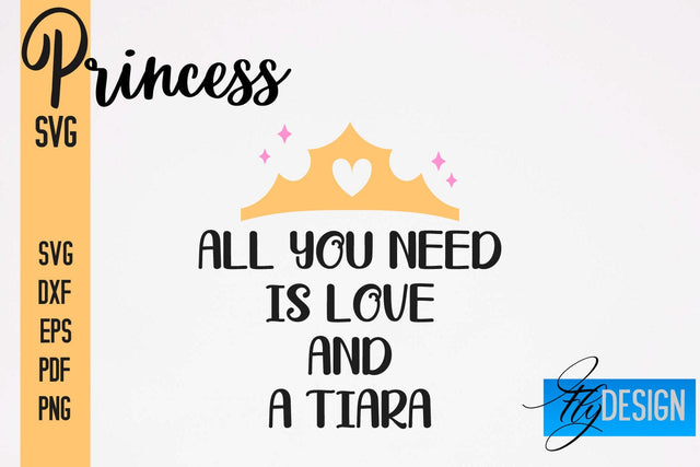 Princess SVG | Funny Girl Quotes SVG vol.1 SVG Fly Design 