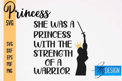 Princess SVG | Funny Girl Quotes SVG vol.2 SVG Fly Design 