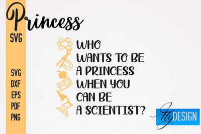 Princess SVG | Funny Girl Quotes SVG vol.2 SVG Fly Design 