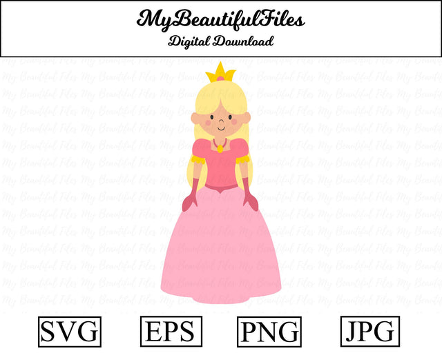 princess SVG MyBeautifulFiles 