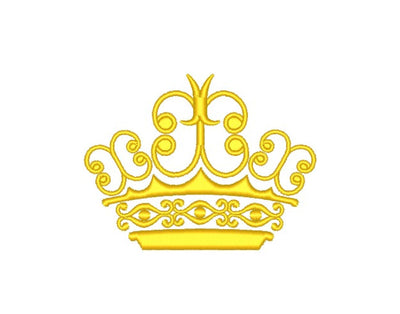 Princess Tiara Embroidery Design, Crown Embroidery File, 2 sizes Embroidery/Applique DESIGNS Nino Nadaraia 