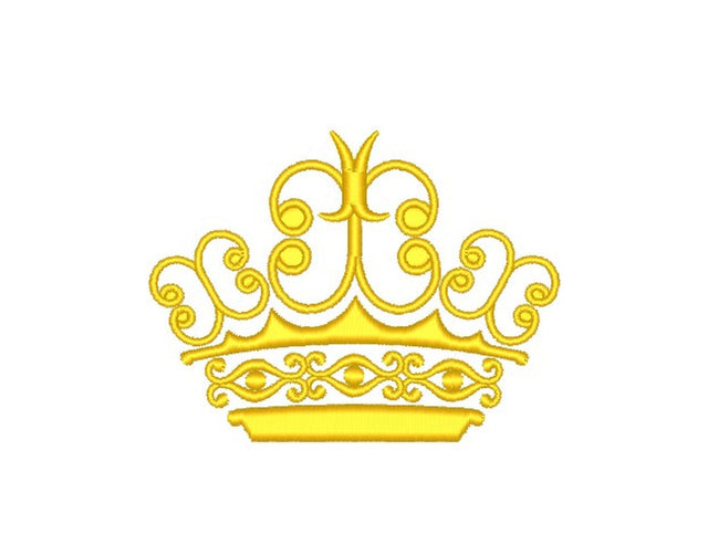 Princess Tiara Embroidery Design, Crown Embroidery File, 2 sizes Embroidery/Applique DESIGNS Nino Nadaraia 