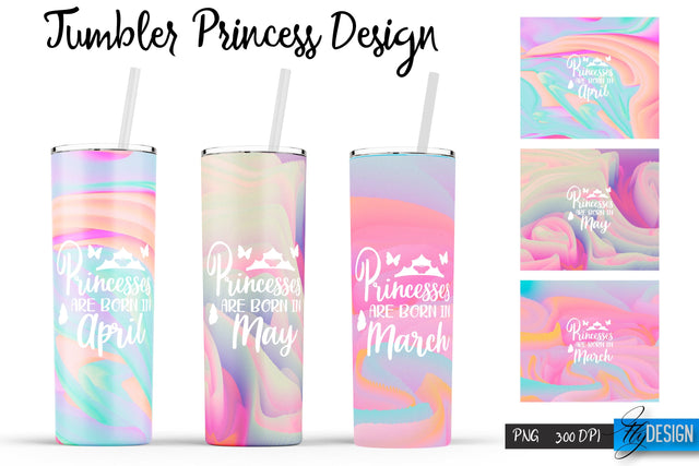 Princess Tumblers | Woman Quotes Sublimation | PNG 20 Oz Tumbler | Tumbler Wrap Sublimation Fly Design 