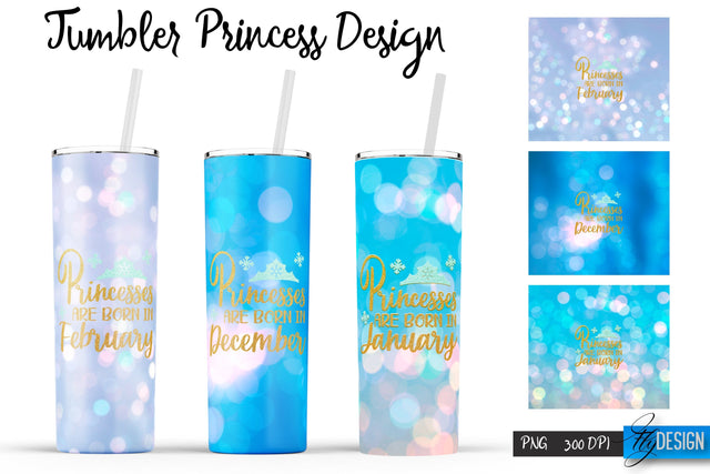 Princess Tumblers | Woman Quotes Sublimation | PNG 20 Oz Tumbler | Tumbler Wrap Sublimation Fly Design 